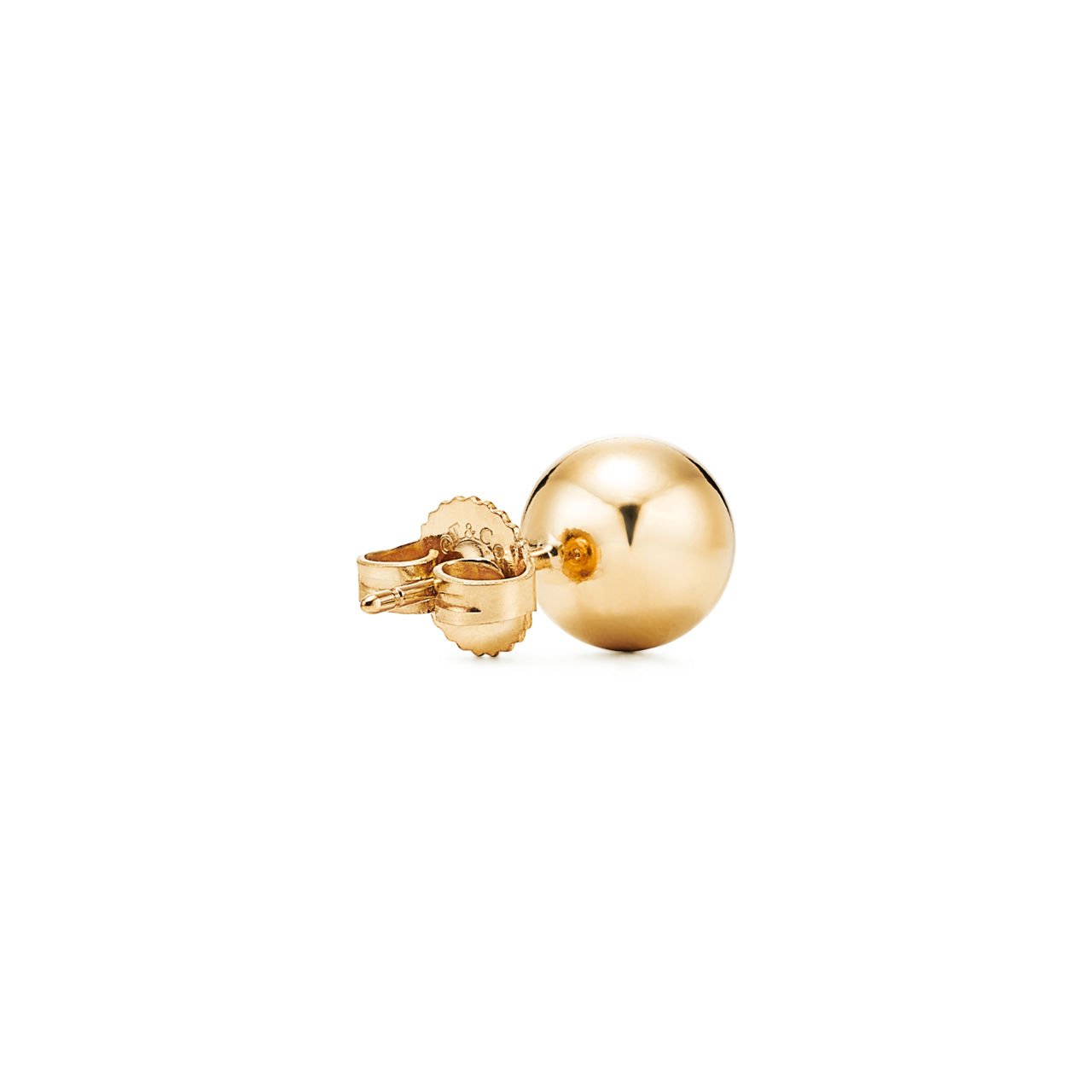 Tiffany HardWear:Ball Earrings in Yellow Gold, 8 mm image number 3