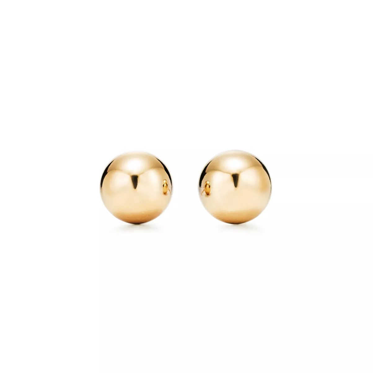 볼 이어링, 옐로우 골드, 8mm