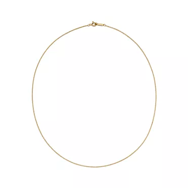 Collana a catena in oro giallo, 45,7 cm, 2