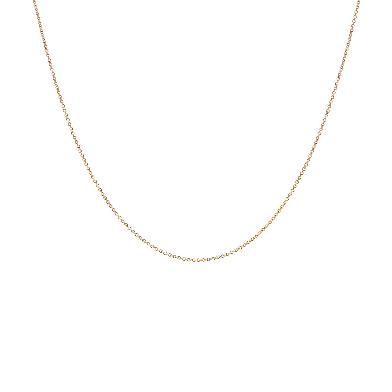 Chain Necklace In Yellow Gold, 20" image number 0