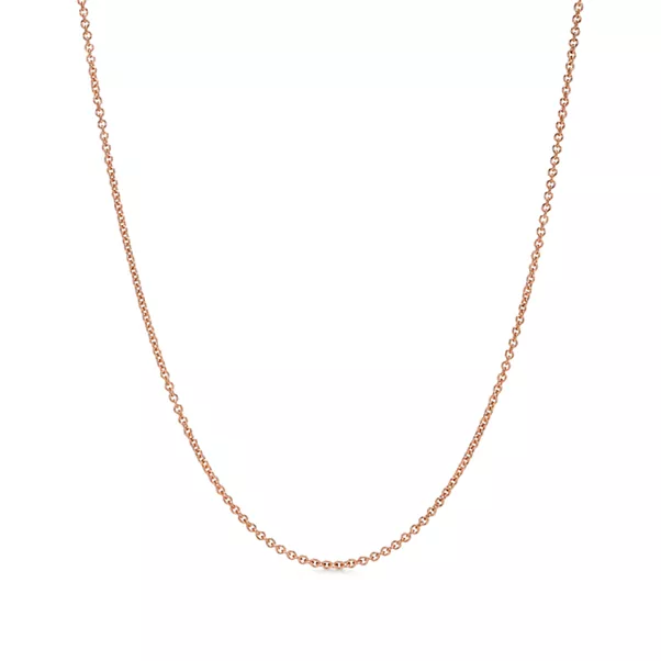 18K 로즈 골드 체인