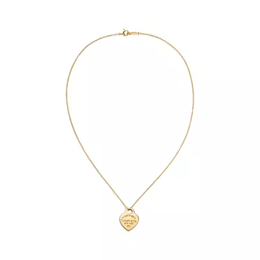 Return to Tiffany&reg;:Heart Tag Pendant in Yellow Gold, 2