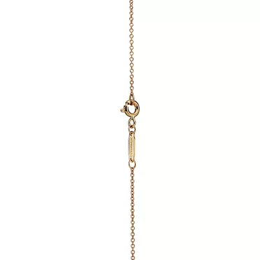 Return to Tiffany®:Double Heart Tag Pendant in Yellow Gold, Mini, 3