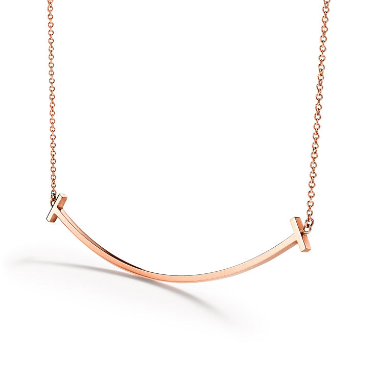 Tiffany T:Smile Pendant in Rose Gold, Large image number 5