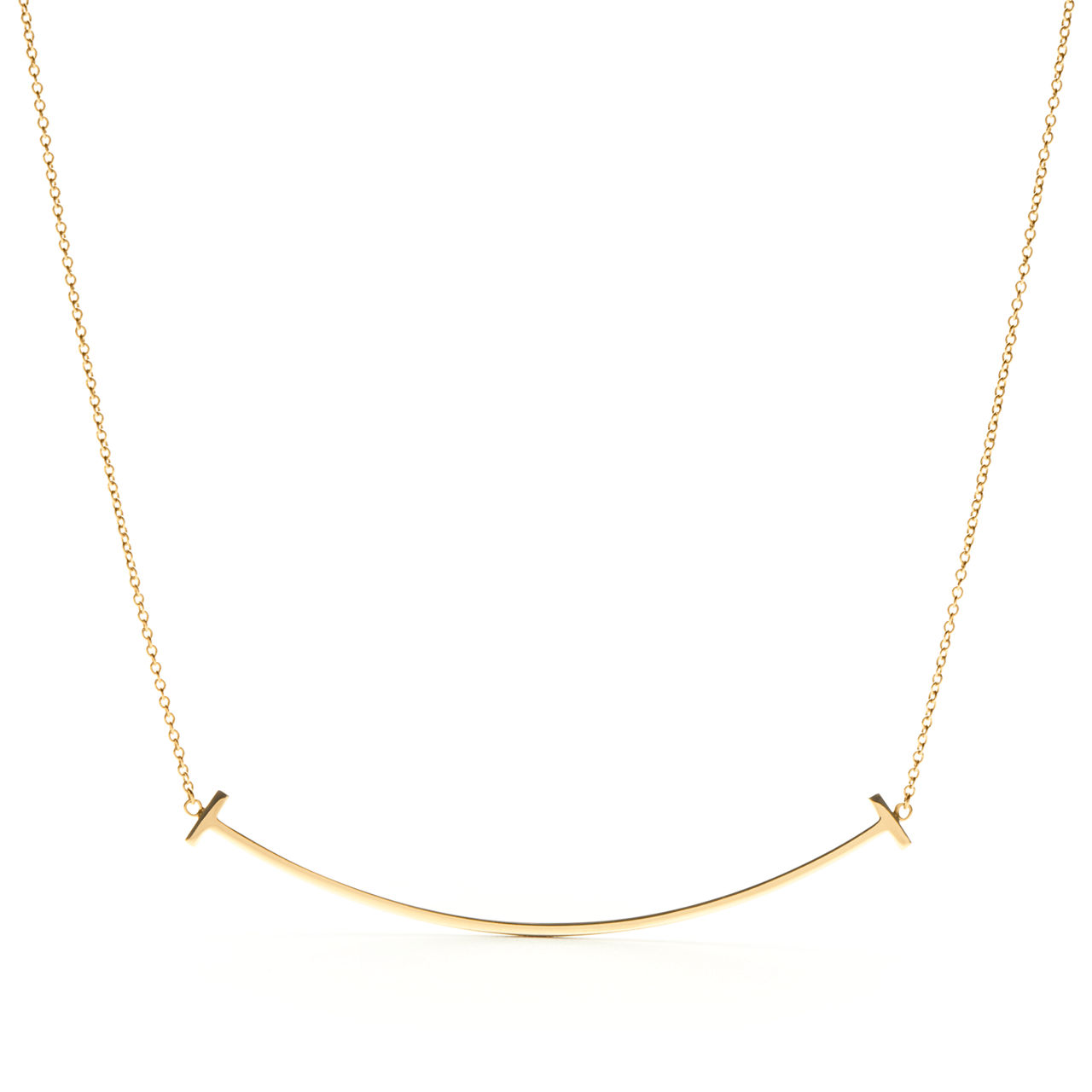 Tiffany T:Smile Pendant in Yellow Gold, Large image number 2