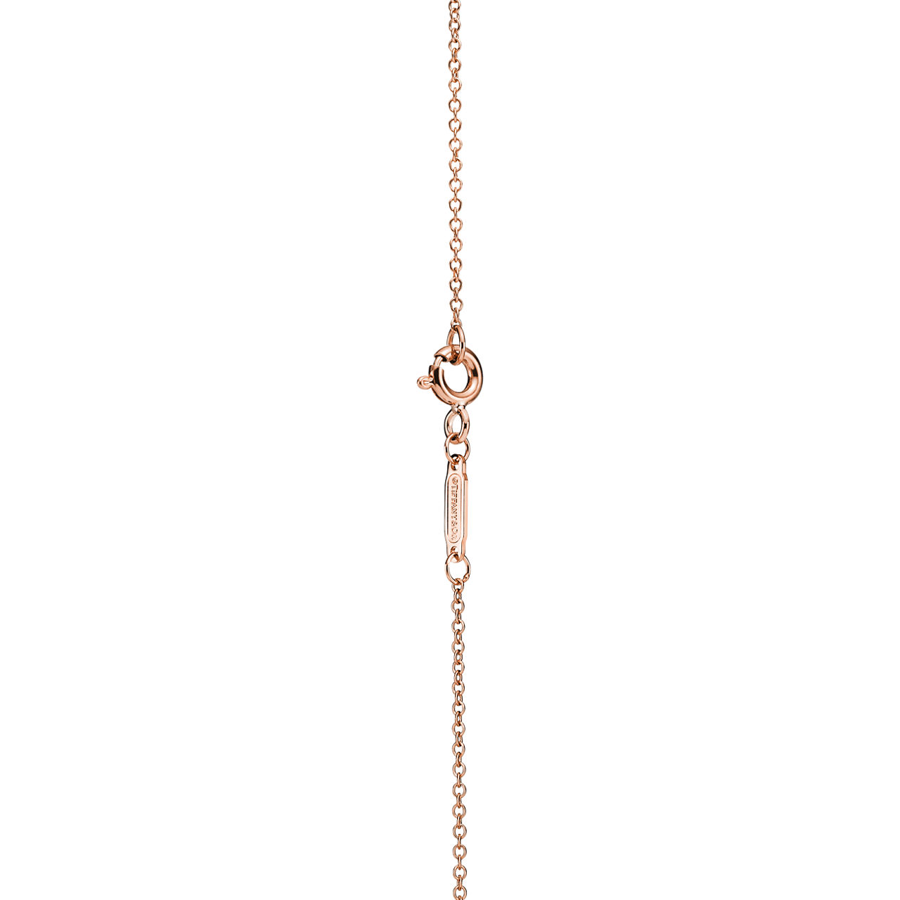 Return to Tiffany™:Doppelherz-Anhänger in Roségold, Mini Bildnummer 3