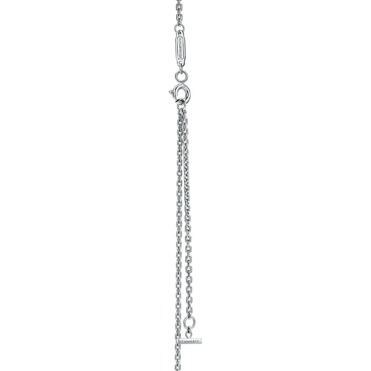 Tiffany T:Smile Pendant in White Gold, Small | Tiffany & Co. US