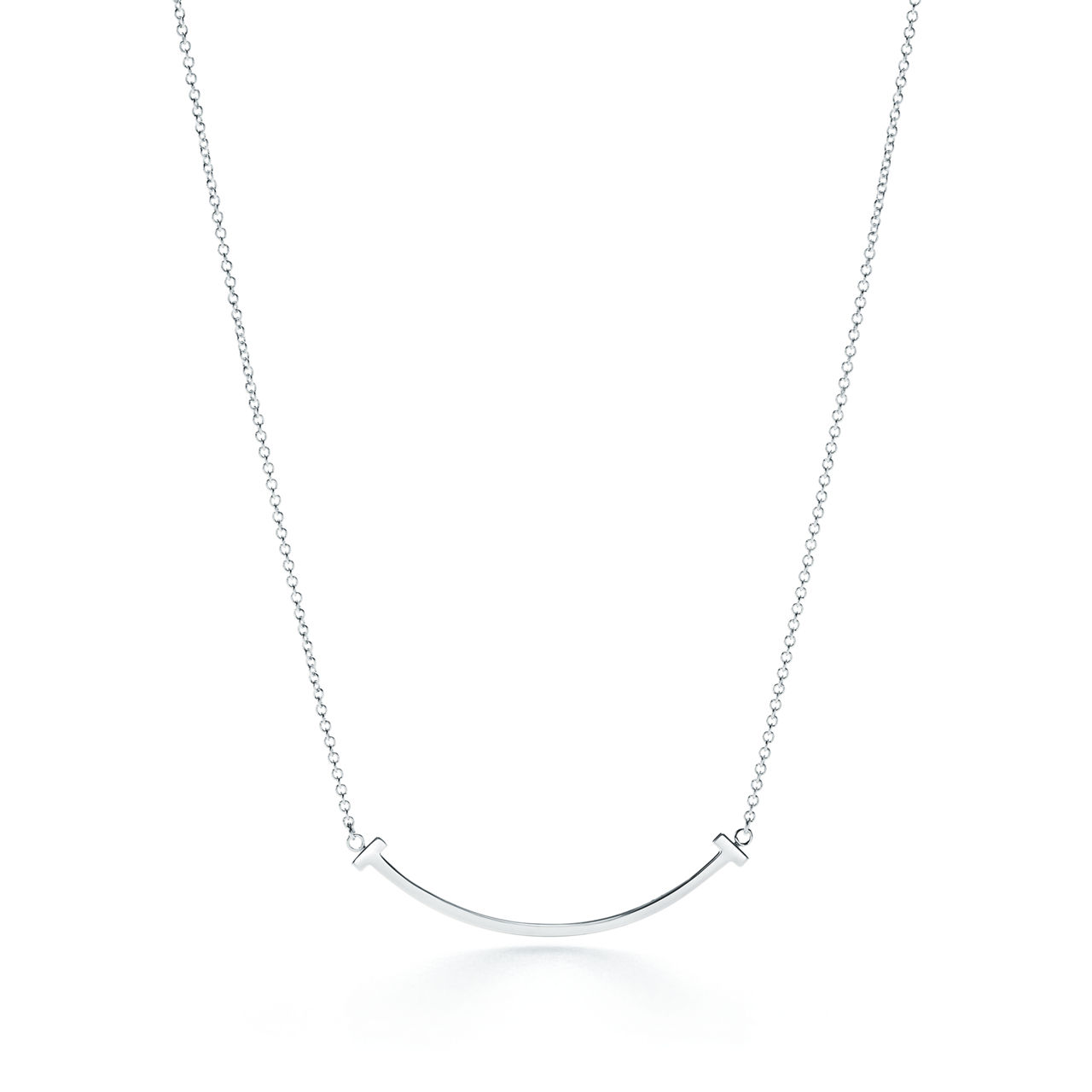 Tiffany T:Smile Pendant in White Gold, Small image number 0