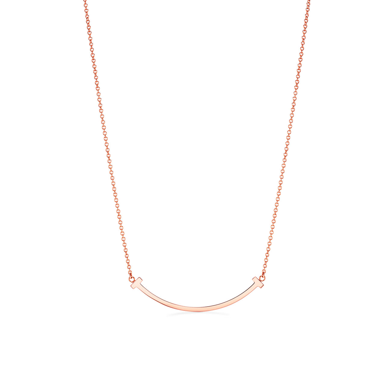 Tiffany T:Smile Pendant in Rose Gold, Small image number 2