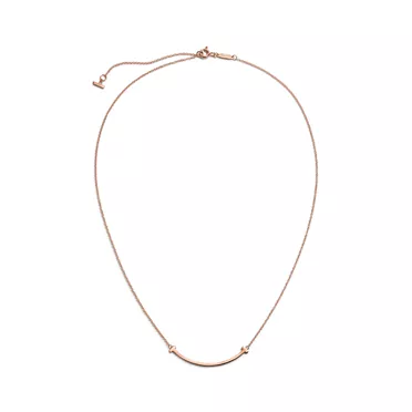 Tiffany T:Smile Pendant in Rose Gold, Small, 3