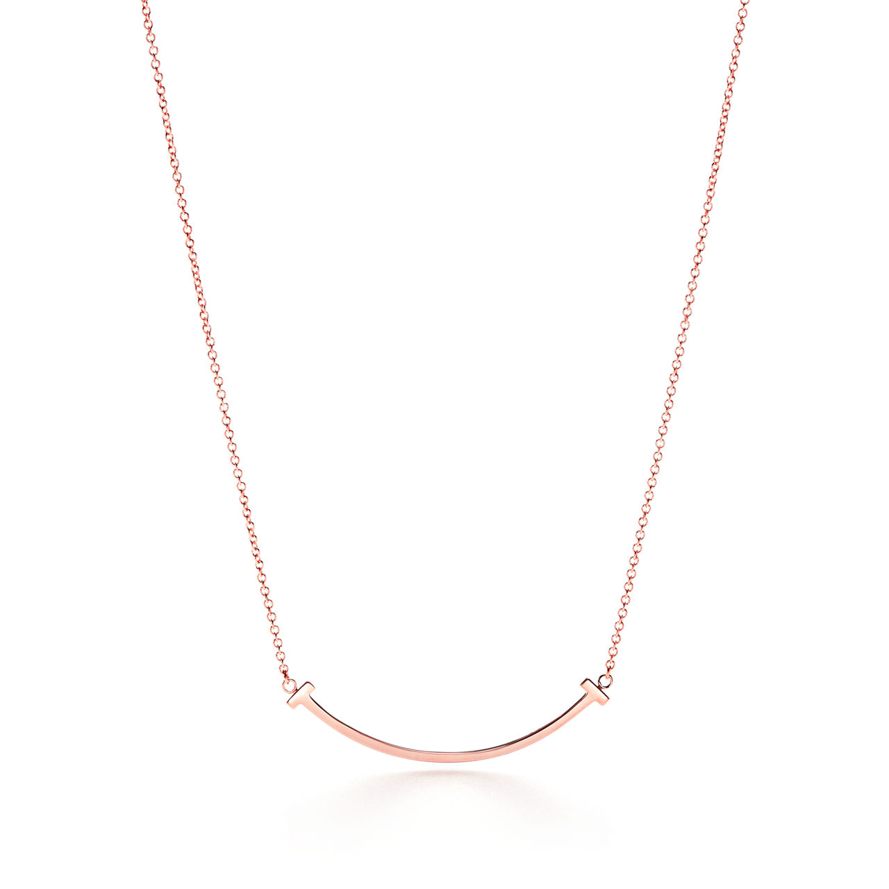 Tiffany T:Smile Pendant in Rose Gold, Small image number 0