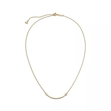 Tiffany T:Smile Pendant in Yellow Gold, Small, 2