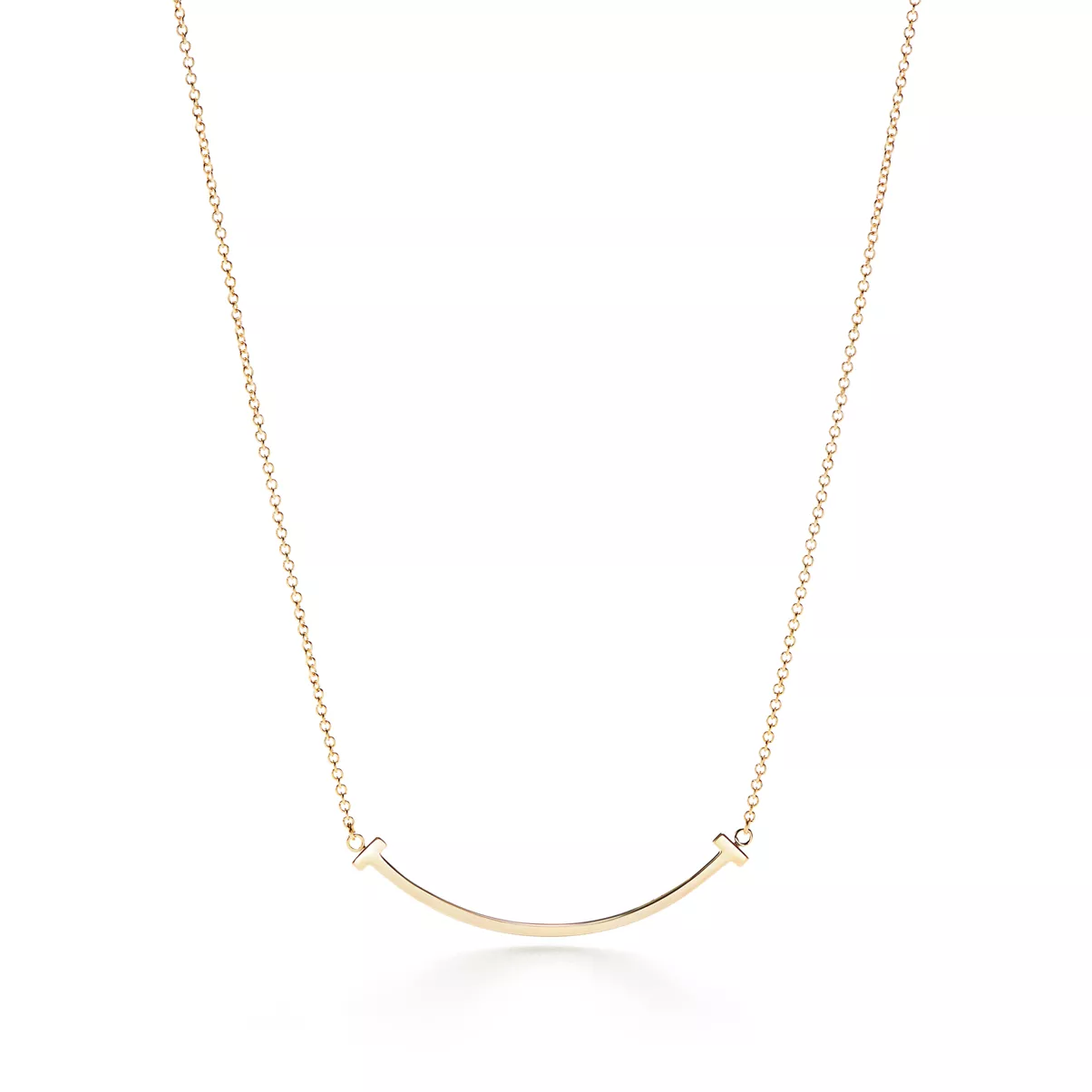 Smile Pendant in Yellow Gold, Small