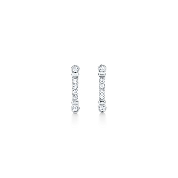 Tiffany Fleur de Lis:Key Bar Earrings 