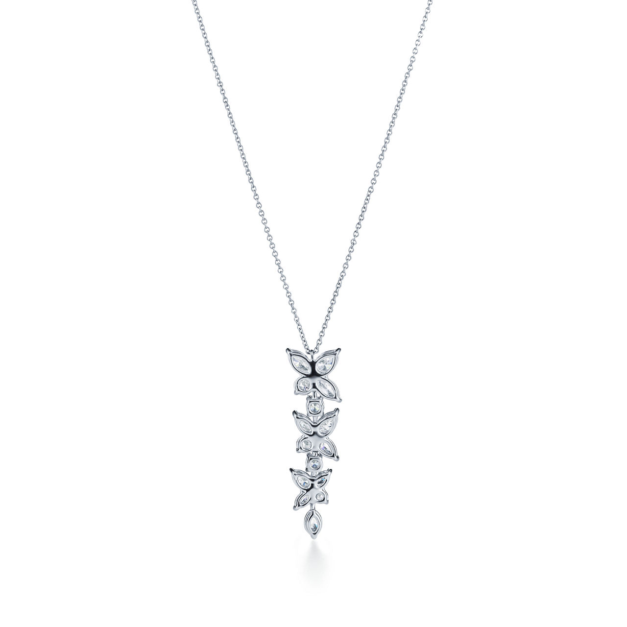 Tiffany Victoria®:Mixed Cluster Drop Pendant image number 2