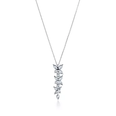 Tiffany Victoria®:Mixed Cluster Drop Pendant, 2