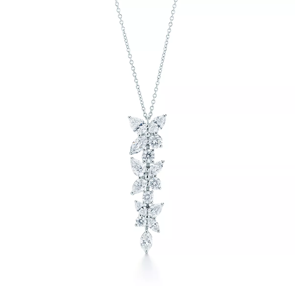 Mixed Cluster Drop Pendant