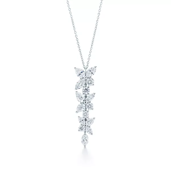 Mixed Cluster Drop Pendant