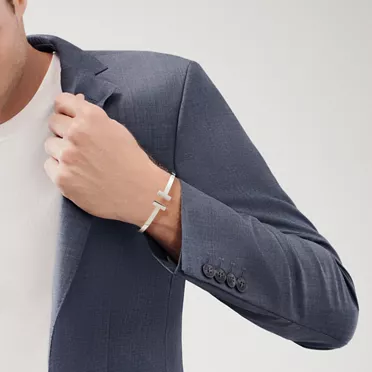 Tiffany T:Square Bracelet in Sterling Silver, 2