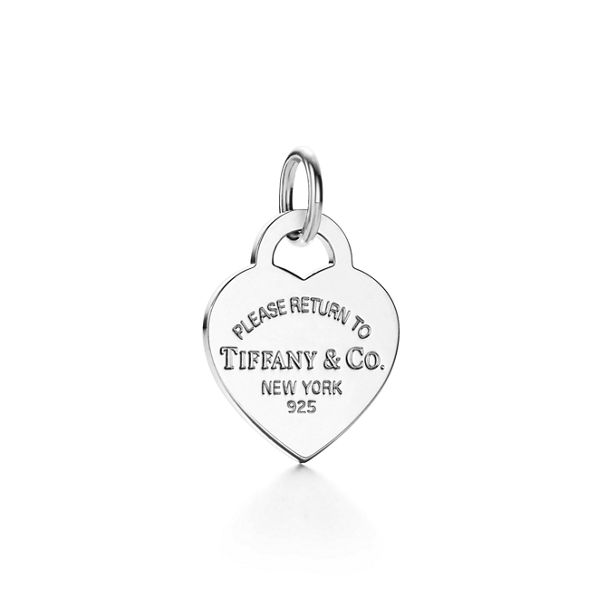 Return to Tiffany™:Heart Tag Charm in Silver, Medium