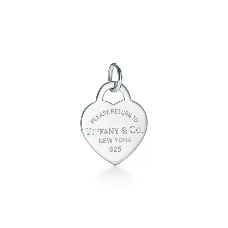 Collezione Return to Tiffany™:Ciondolo Heart Tag Tiffany Blue® in argento, piccolo, 1