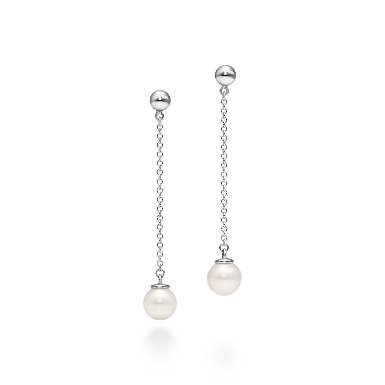 Ziegfeld Collection:Pearl Drop Earrings  image number 0