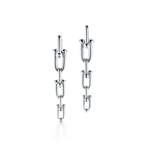 Tiffany HardWear:Graduated Link Earrings 