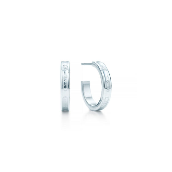 Tiffany 1837™:Hoop Earrings in Silver, Small