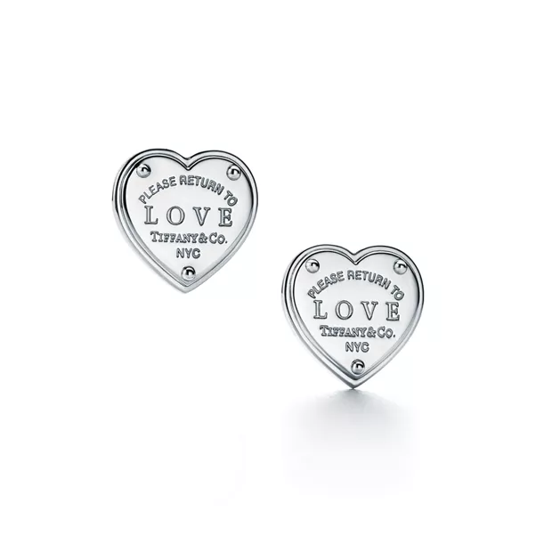 Love-Ohrringe in Silber