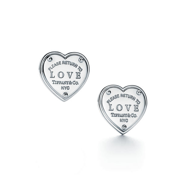 Return to Tiffany™:Love-Ohrringe in Silber