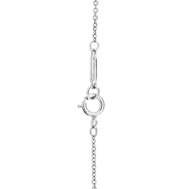 Return to Tiffany®:Pink Double Heart Tag Pendant in Silver, Mini, 3