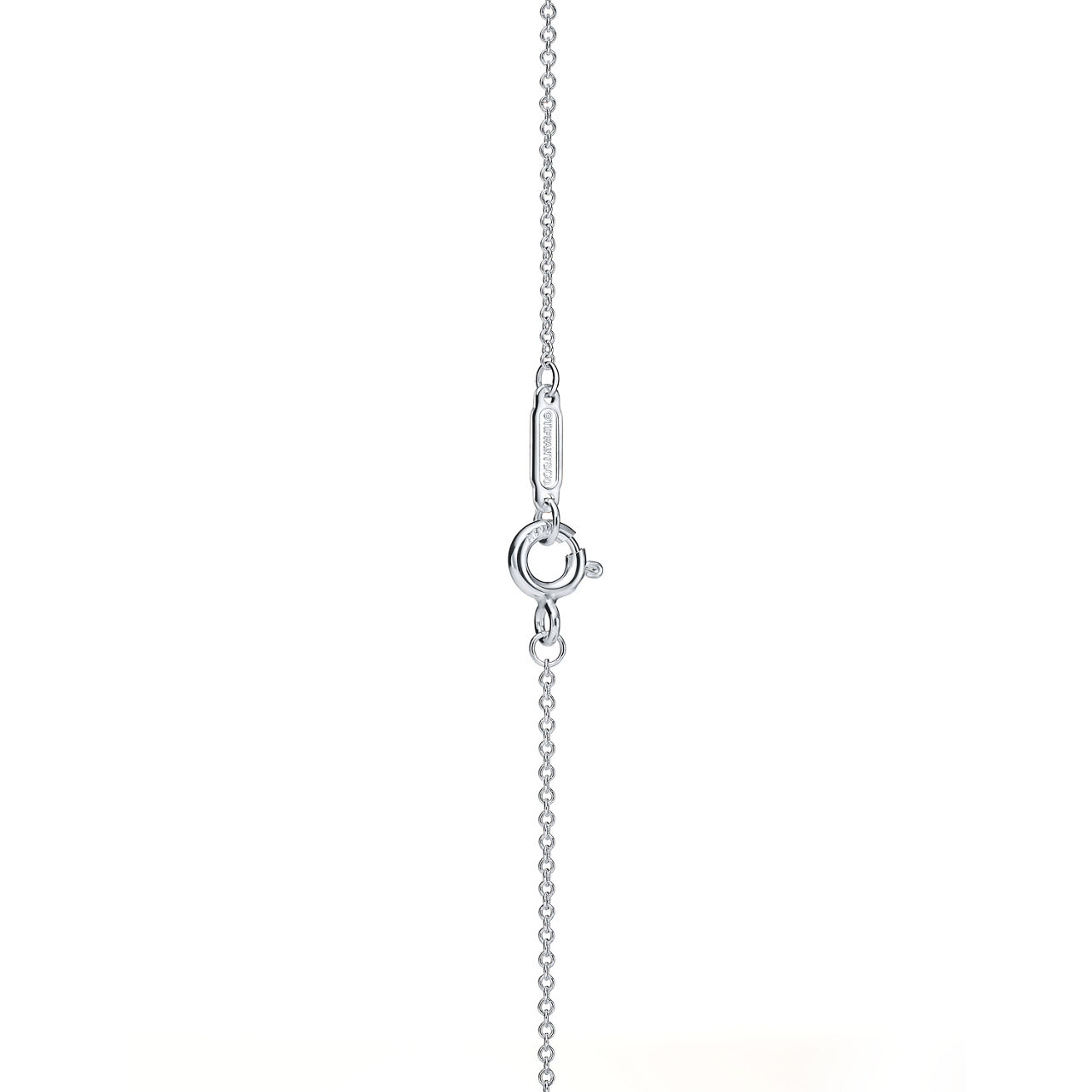 Return to Tiffany™:Heart Tag Pendant in Silver, Medium image number 3