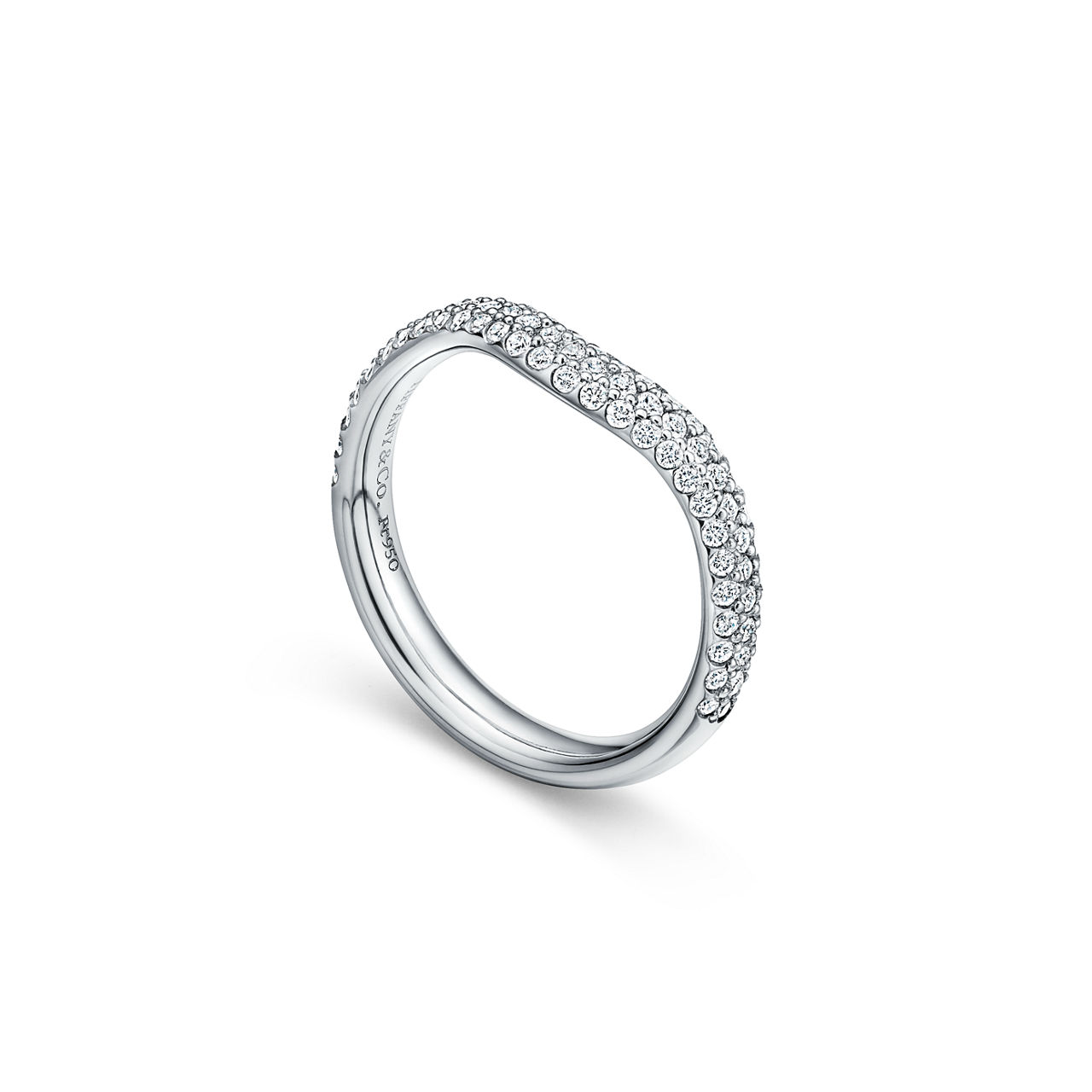 【ユーズド品】TIFFANY　Curved Band Ring　＊749 ユーズド品】TIFFANY Curved Band Ring ＊749
