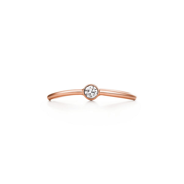 Elsa Peretti®:Wave Single-row Diamond Ring 