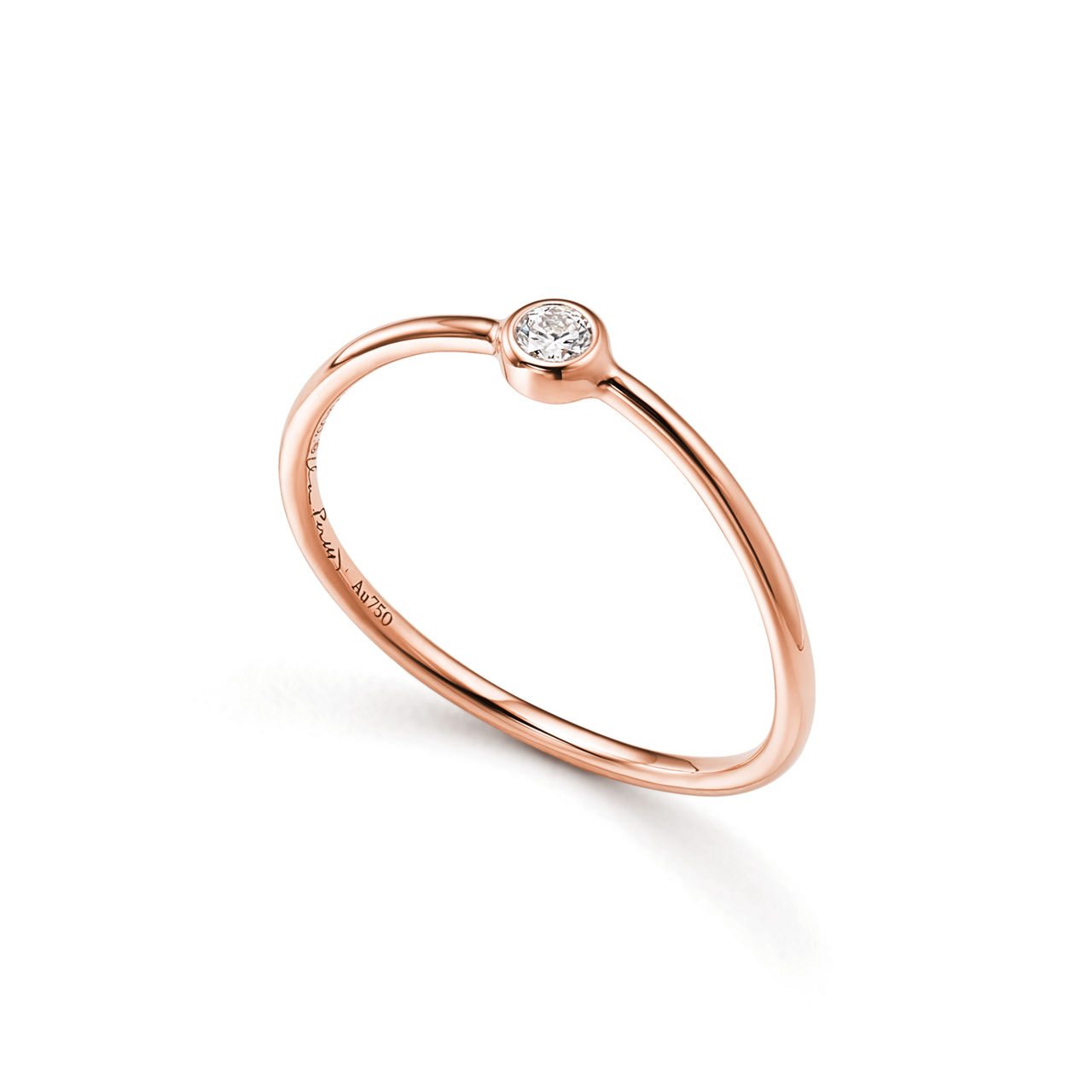 Elsa Peretti®:Wave Single-row Diamond Ring image number 2