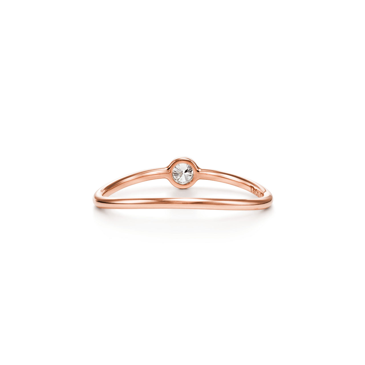 Elsa Peretti®:Wave Single-row Diamond Ring image number 3