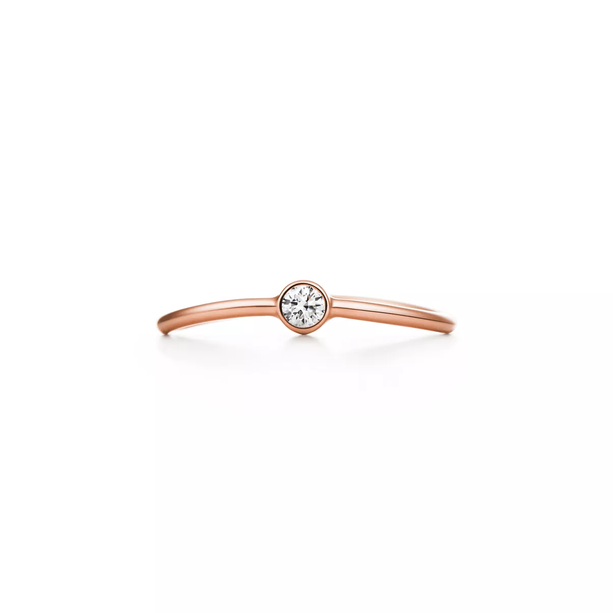 Wave Single-row Diamond Ring