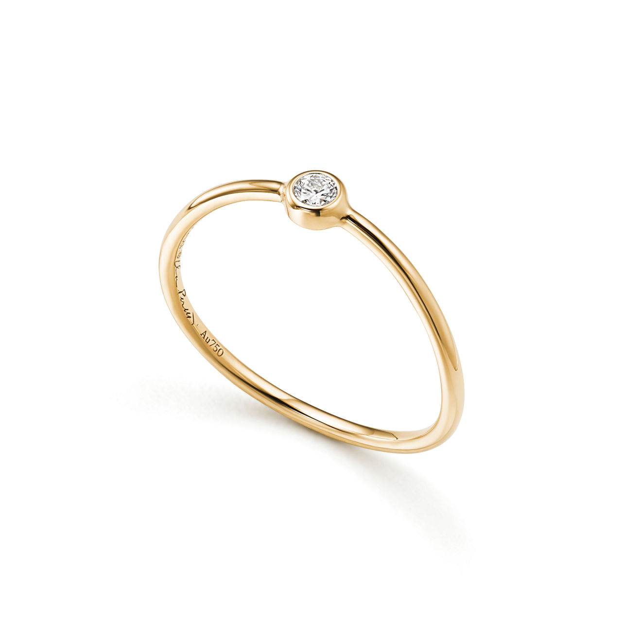 Elsa Peretti®:Wave Single-row Diamond Ring  image number 2