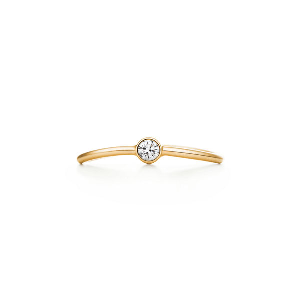 Elsa Peretti®:Wave Single-row Diamond Ring 