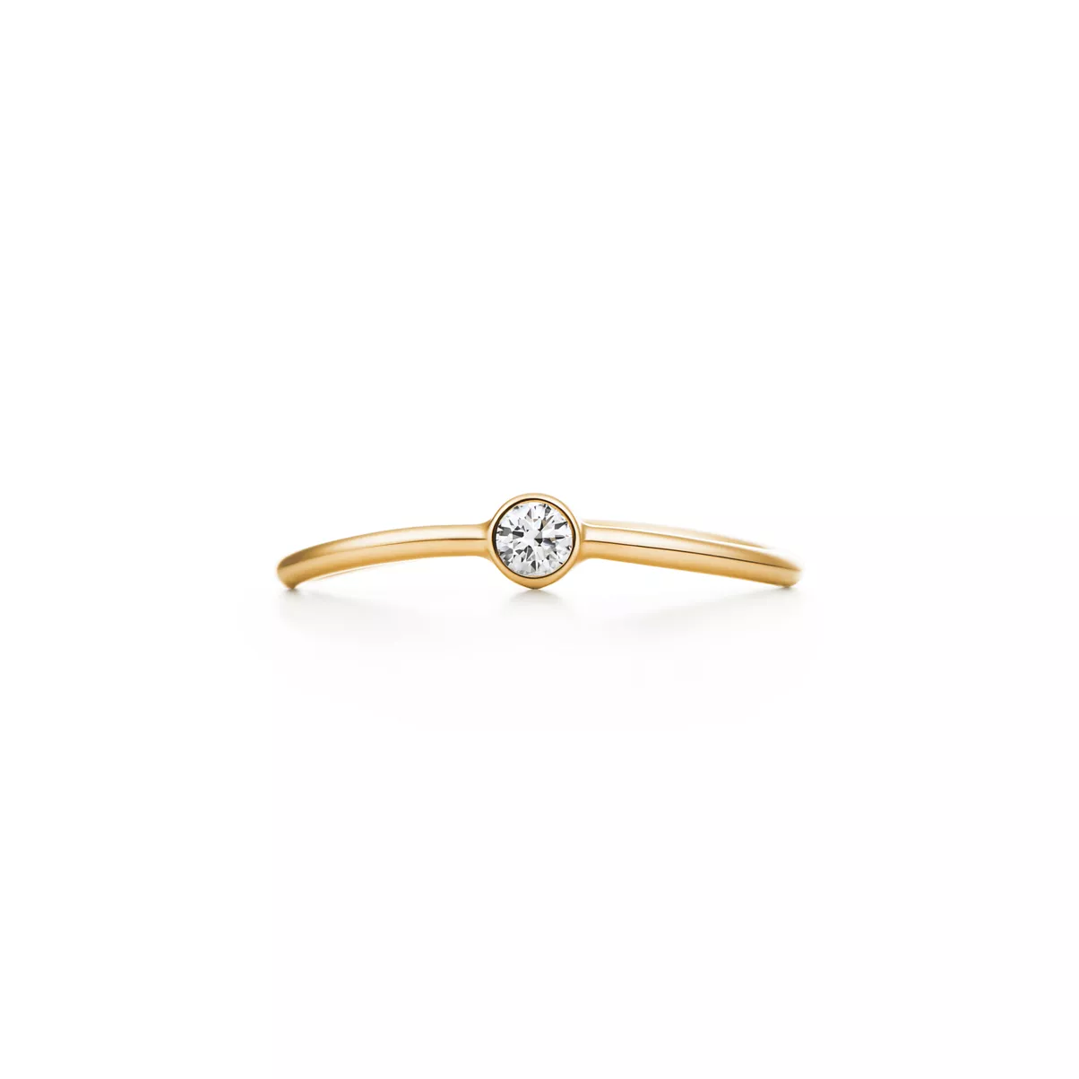 Wave einreihiger Diamantring 