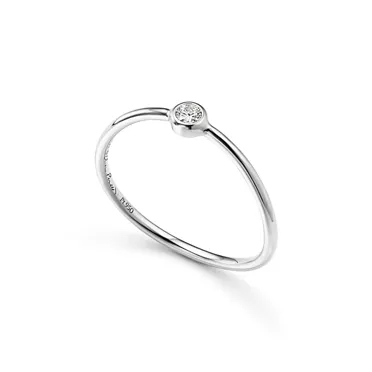 Elsa Peretti®:Wave Single-row Diamond Ring , 2