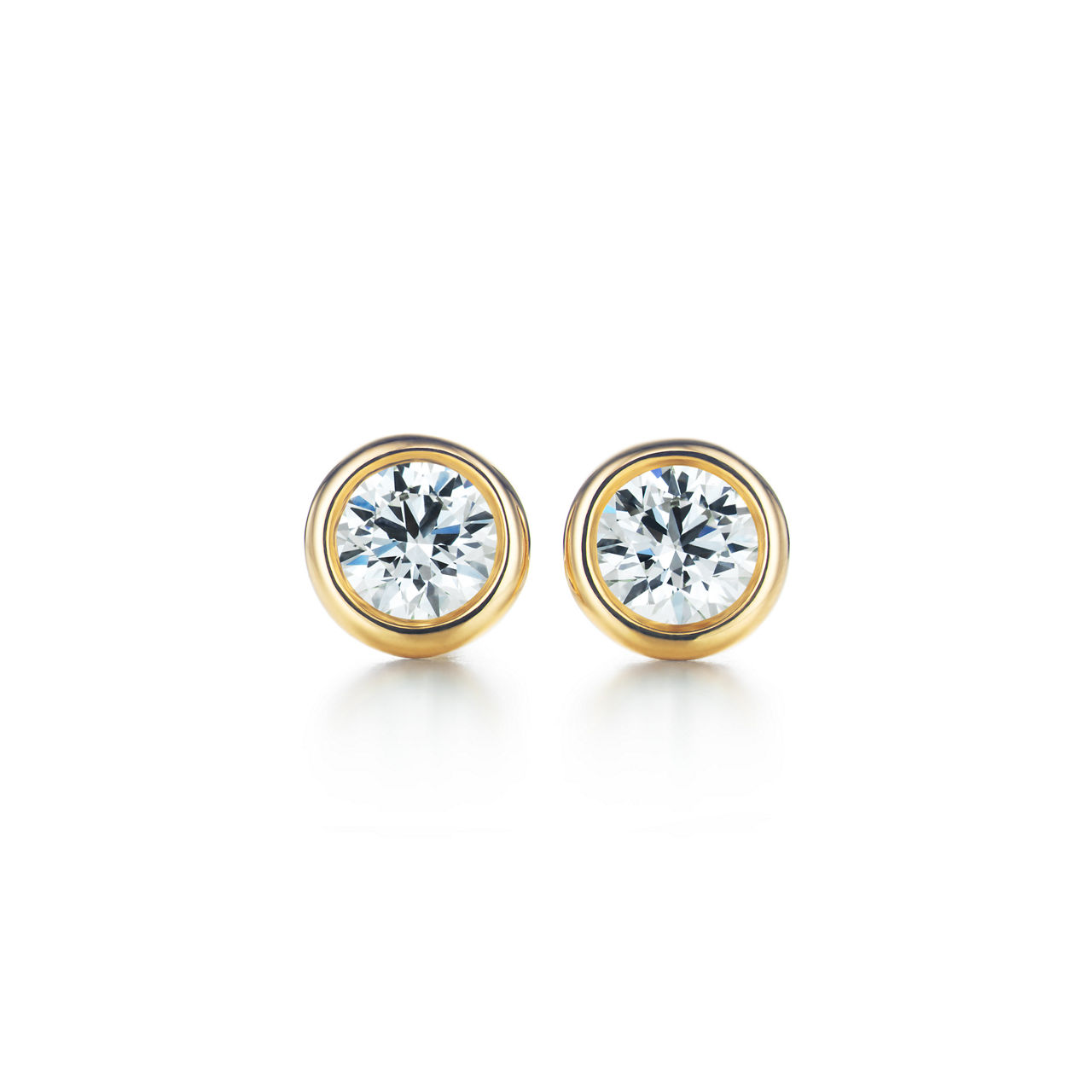 Elsa Peretti®:Diamonds by the Yard® Earrings in Yellow Gold image number 0