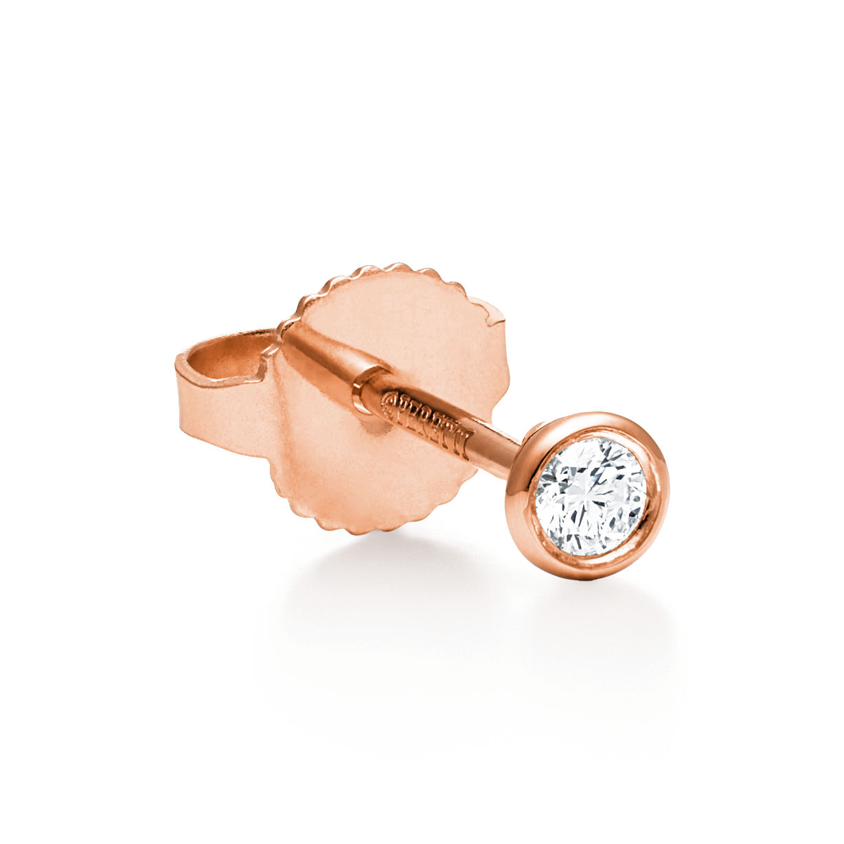 Elsa Peretti®:Diamonds by the Yard® Earrings in Rose Gold image number 3