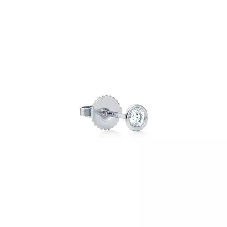 Elsa Peretti®:Diamonds by the Yard® Earrings in Platinum, 1