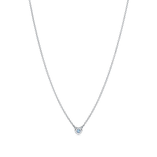 Elsa Peretti®:Color by the Yard Aquamarine Pendant in Silver