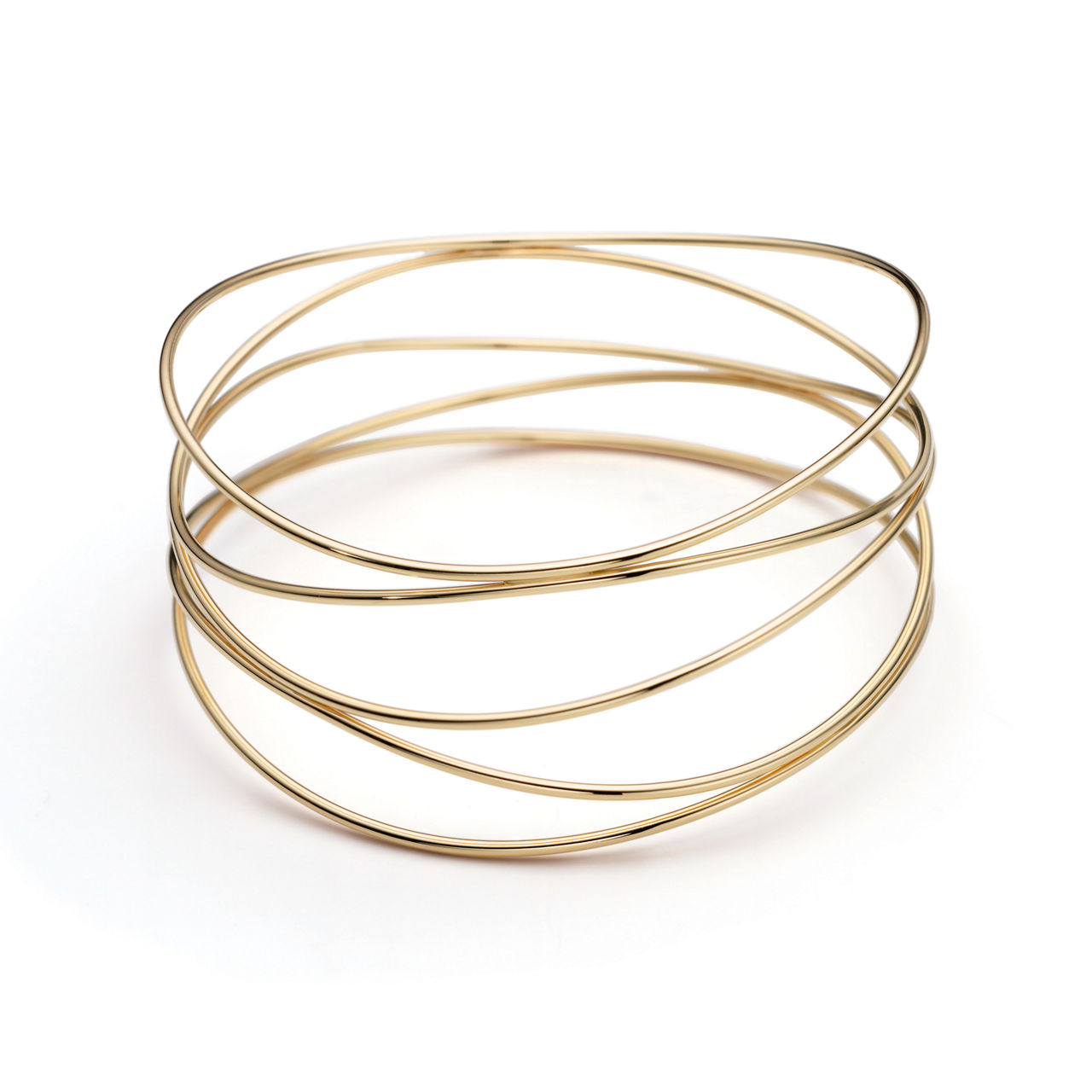 Elsa Peretti®:Wave Five-row Bangle  image number 0