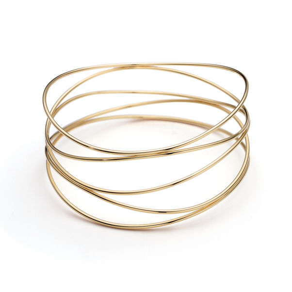 Elsa Peretti®:Wave Five-row Bangle 