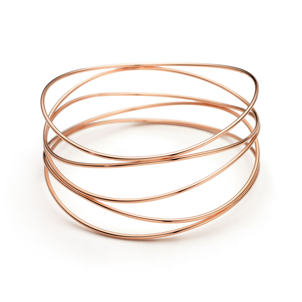 Elsa Peretti®:Wave Five-row Bangle  image number 0