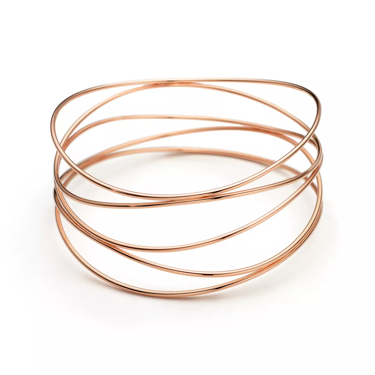 Wave Five-row Bangle 