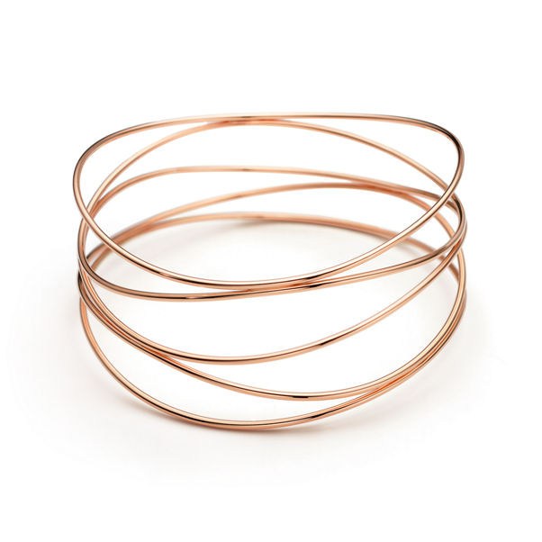 Elsa Peretti®:Wave Five-row Bangle 